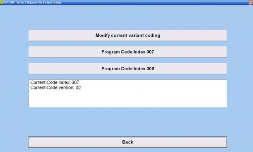 Нажать кнопку Modify current variant configuration Нажать кнопку Modify current variant configuration