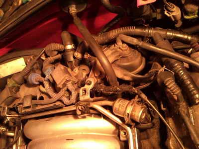 VAG Блог: Audi, Volkswagen, Skoda, Seat, Porsche: VAG Блог (Audi, Volkswagen, Skoda, Seat, Porsche): Чистка дроссельной заслонки и замена ВКГ, шлангов вакуумной системы и моторного масла Audi A4